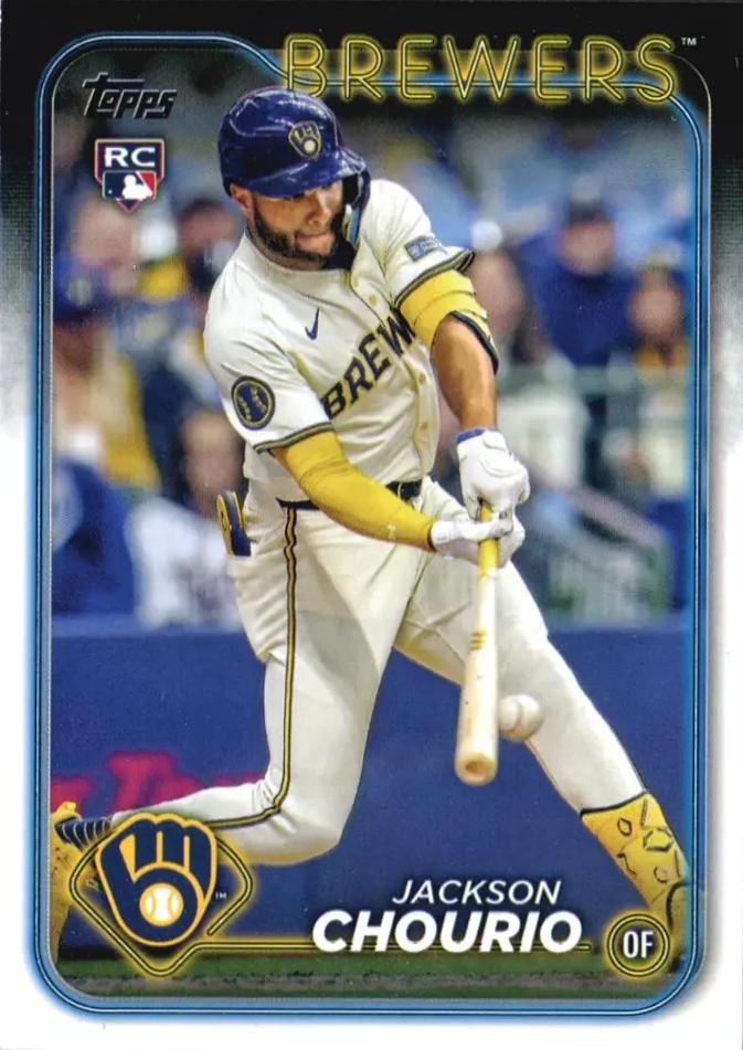 #698b Jackson Chourio - Milwaukee Brewers - 2024 Topps Baseball