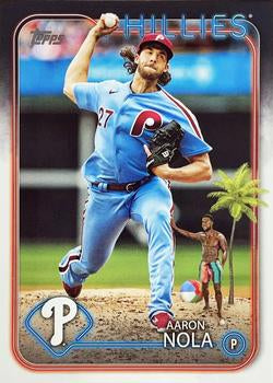 #463b Aaron Nola - Philadelphia Phillies - 2024 Topps Baseball