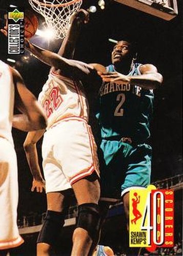 #404 Larry Johnson - Charlotte Hornets - 1995-96 Collector's Choice Basketball