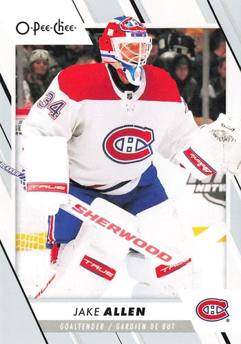 #405 Jake Allen - Montreal Canadiens - 2023-24 O-Pee-Chee Hockey