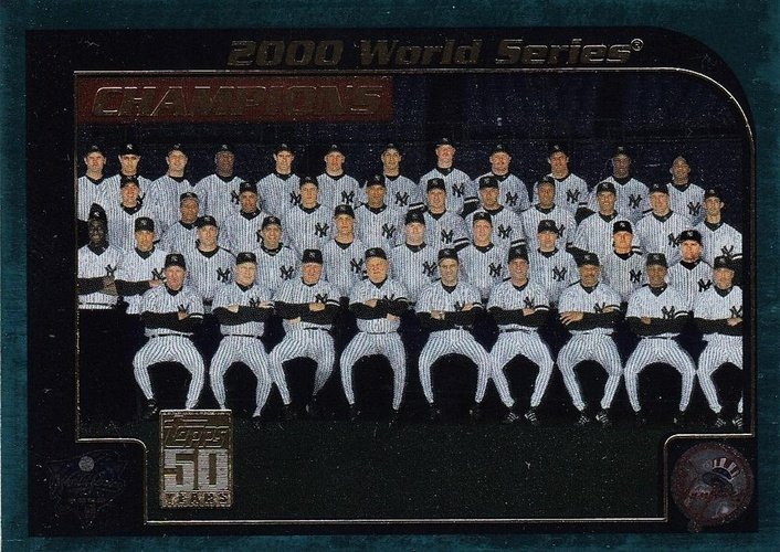 #406 2000 World Series Champions - New York Yankees - 2001 Topps Baseball