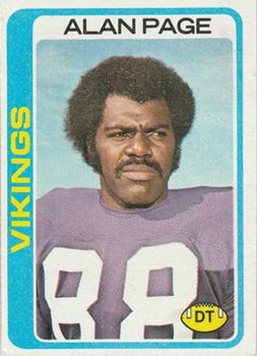#406 Alan Page - Minnesota Vikings - 1978 Topps Football