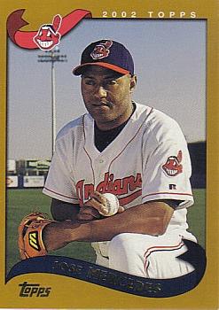#406 Jose Mercedes - Cleveland Indians - 2002 Topps Baseball