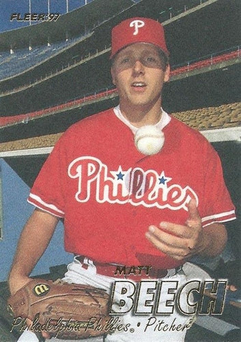 #406 Matt Beech - Philadelphia Phillies - 1997 Fleer Baseball