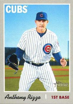 #406c Anthony Rizzo - Chicago Cubs - 2019 Topps Heritage Baseball