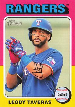 #407 Leody Taveras - Texas Rangers - 2024 Topps Heritage Baseball