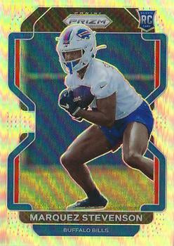 #407 Marquez Stevenson - Buffalo Bills - 2021 Panini Prizm - Silver Football