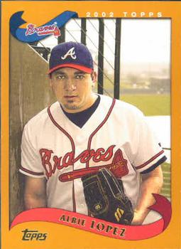 #408 Albie Lopez - Atlanta Braves - 2002 Topps Baseball