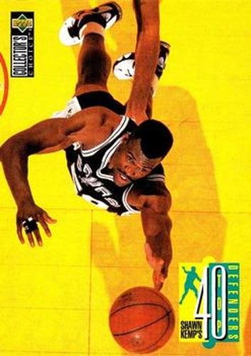 #408 David Robinson - San Antonio Spurs - 1995-96 Collector's Choice Basketball