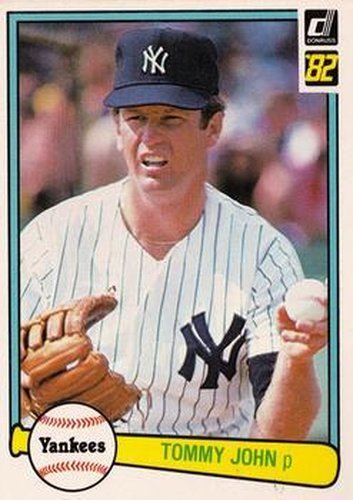 #409 Tommy John - New York Yankees - 1982 Donruss Baseball