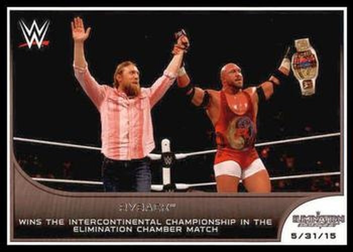 #40 Ryback - 2016 Topps WWE Road to Wrestlemania Wrestling