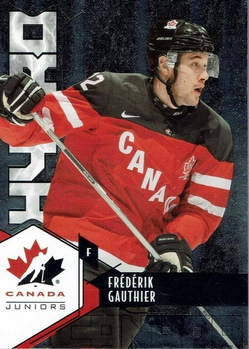 #H-40 Frederik Gauthier - Canada - 2015 Upper Deck Team Canada Juniors - Hydro Hockey