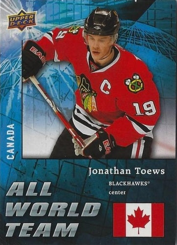 #AW40 Jonathan Toews - Chicago Blackhawks - 2009-10 Upper Deck - All World Team Hockey