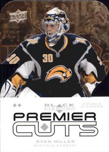 #PDC40 Ryan Miller - Buffalo Sabres - 2008-09 Upper Deck Black Diamond - Premier Die Cut Hockey