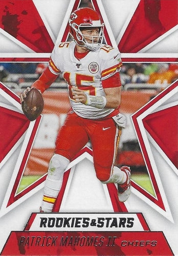 #40 Patrick Mahomes II - Kansas City Chiefs - 2020 Panini Rookies & Stars Football