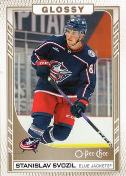 #R-40 Stanislav Svozil - Columbus Blue Jackets - 2023-24 O-Pee-Chee Glossy Gold Hockey