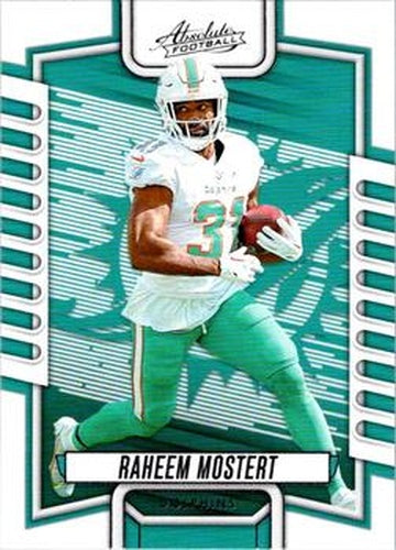 #40 Raheem Mostert - Miami Dolphins - 2023 Panini Absolute Football