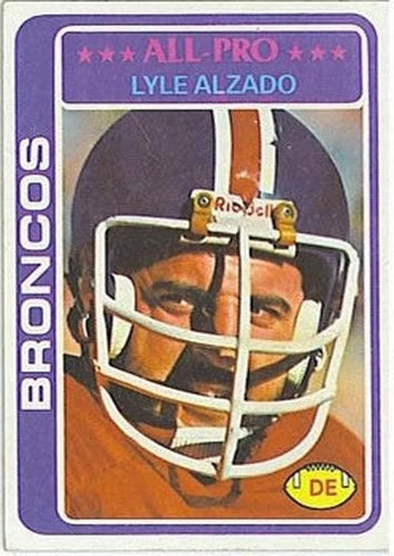 #40 Lyle Alzado - Denver Broncos - 1978 Topps Football