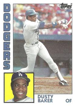 #40 Dusty Baker - Los Angeles Dodgers - 1984 Topps Baseball