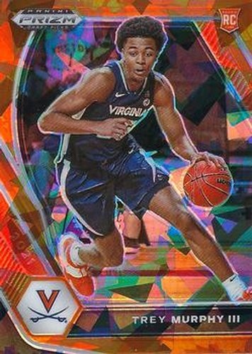 #40 Trey Murphy III - Virginia Cavaliers - 2021 Panini Prizm Draft Picks - Orange Ice Basketball
