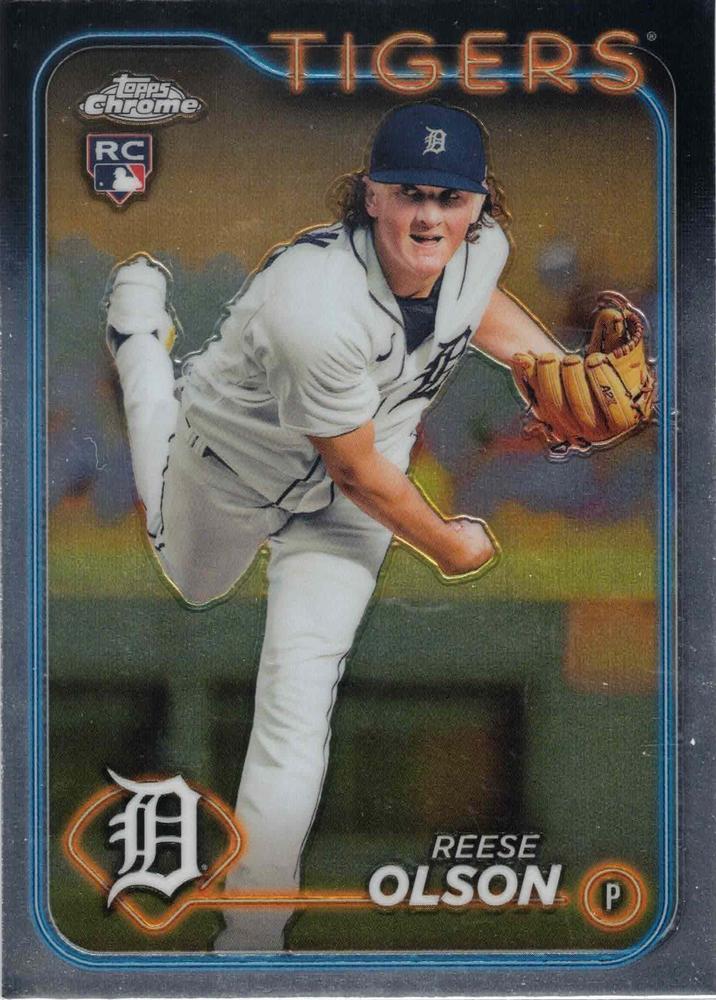 #40 Reese Olson - Detroit Tigers - 2024 Topps Chrome Baseball