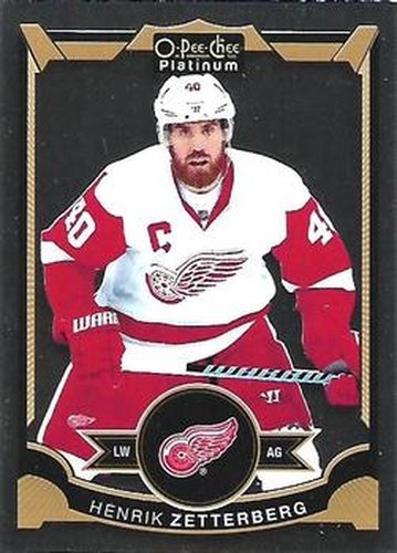#40 Henrik Zetterberg - Detroit Red Wings - 2015-16 O-Pee-Chee Platinum Hockey