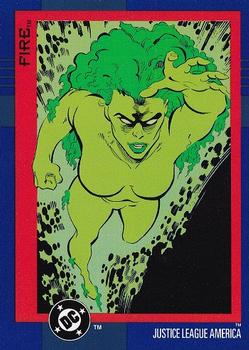 #40 Fire - 1993 SkyBox DC Cosmic Teams