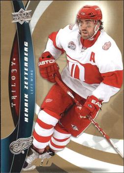 #40 Henrik Zetterberg - Detroit Red Wings - 2009-10 Upper Deck Trilogy Hockey