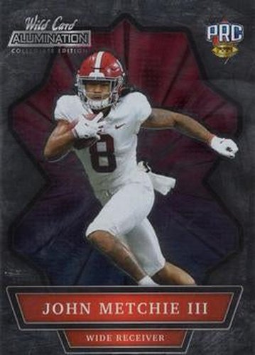 #ANBC-40 John Metchie III - Alabama Crimson Tide - 2021 Wild Card Alumination NIL Football