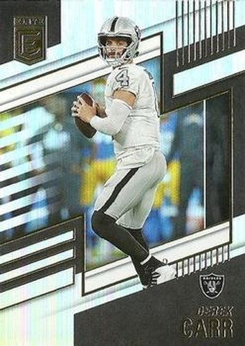 #40 Derek Carr - Las Vegas Raiders - 2022 Donruss Elite Football