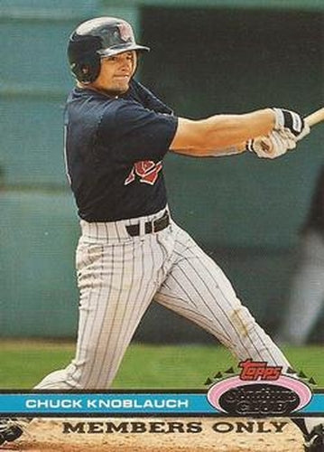 #NNO Chuck Knoblauch - Minnesota Twins - 1991 Stadium Club Members Only