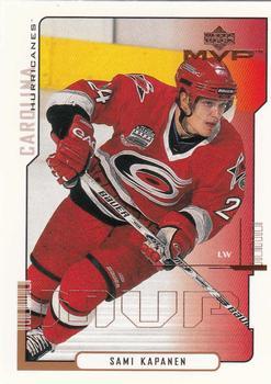 #40 Sami Kapanen - Carolina Hurricanes - 2000-01 Upper Deck MVP Hockey