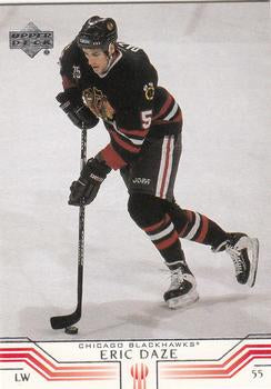 #40 Eric Daze - Chicago Blackhawks - 2001-02 Upper Deck Hockey