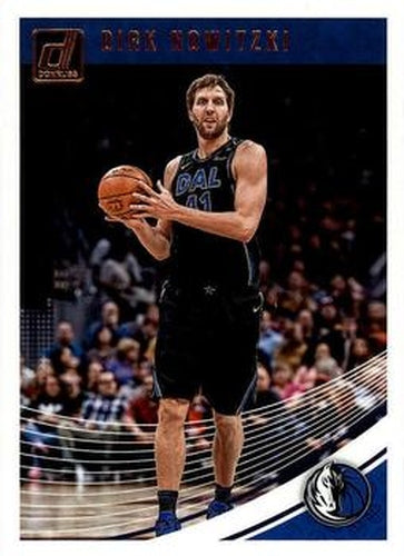 #40 Dirk Nowitzki - Dallas Mavericks - 2018-19 Donruss Basketball