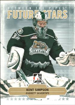 #40 Kent Simpson - Everett Silvertips - 2009-10 In The Game Between The Pipes Hockey