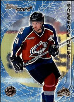 #40 Peter Forsberg - Colorado Avalanche - 2000-01 Topps Stars Hockey