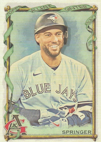 #40 George Springer - Toronto Blue Jays - 2023 Topps Allen & Ginter Baseball