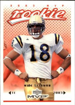 #410 Mike Seidman - Carolina Panthers - 2003 Upper Deck MVP Football