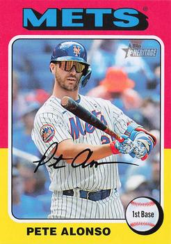 #410 Pete Alonso - New York Mets - 2024 Topps Heritage Baseball