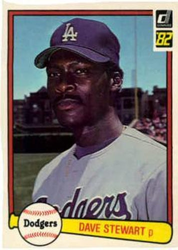 #410 Dave Stewart - Los Angeles Dodgers - 1982 Donruss Baseball