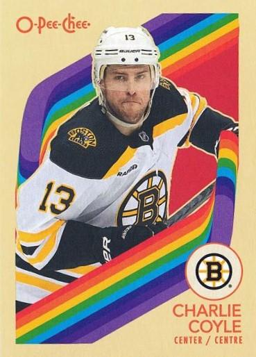 #410 Charlie Coyle - Boston Bruins - 2023-24 O-Pee-Chee - Retro Hockey
