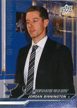 #410b Jordan Binnington - St. Louis Blues - 2023-24 Upper Deck Hockey