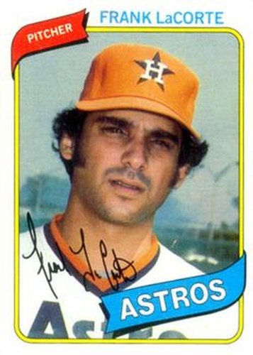 #411 Frank LaCorte - Houston Astros - 1980 Topps Baseball
