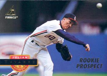 #411 Julian Tavarez - Cleveland Indians - 1994 Pinnacle Baseball