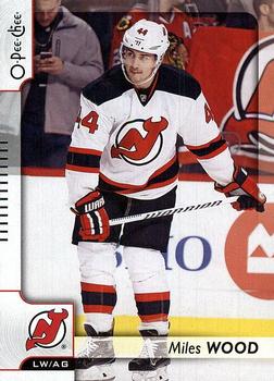 #411 Miles Wood - New Jersey Devils - 2017-18 O-Pee-Chee Hockey