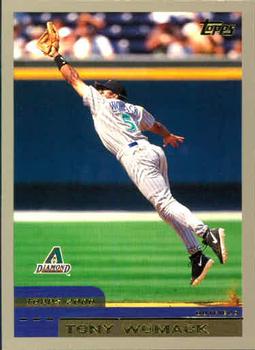 #412 Tony Womack - Arizona Diamondbacks - 2000 Topps Baseball