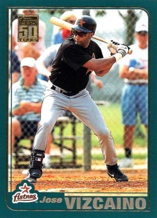 #412 Jose Vizcaino - Houston Astros - 2001 Topps Baseball