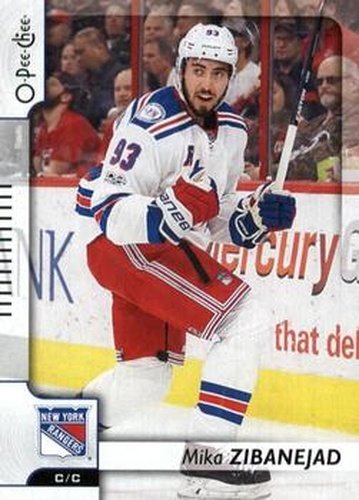 #412 Mika Zibanejad - New York Rangers - 2017-18 O-Pee-Chee Hockey