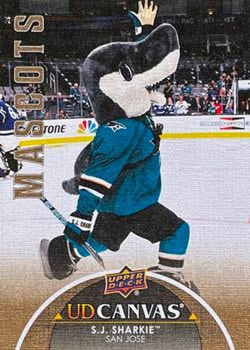 #C413 SJ Sharkie - San Jose Sharks - 2021-22 Upper Deck - UD Canvas Hockey