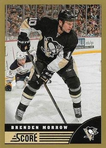 #414 Brenden Morrow - Pittsburgh Penguins - 2013-14 Score - Gold Hockey